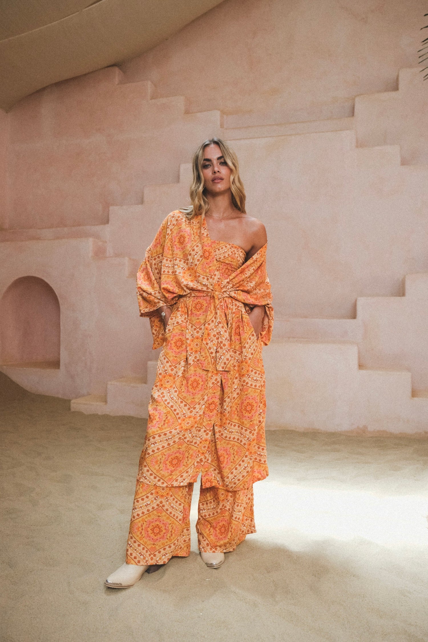 Solstice Palazzo Pants {marigold}