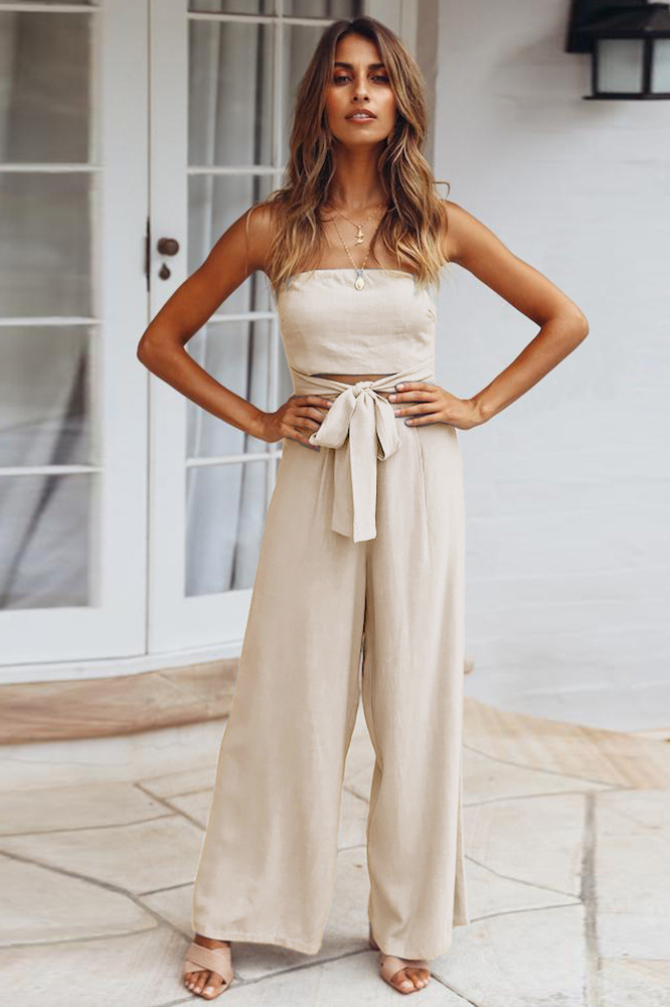 Wanderlust Jumpsuit {Sand}