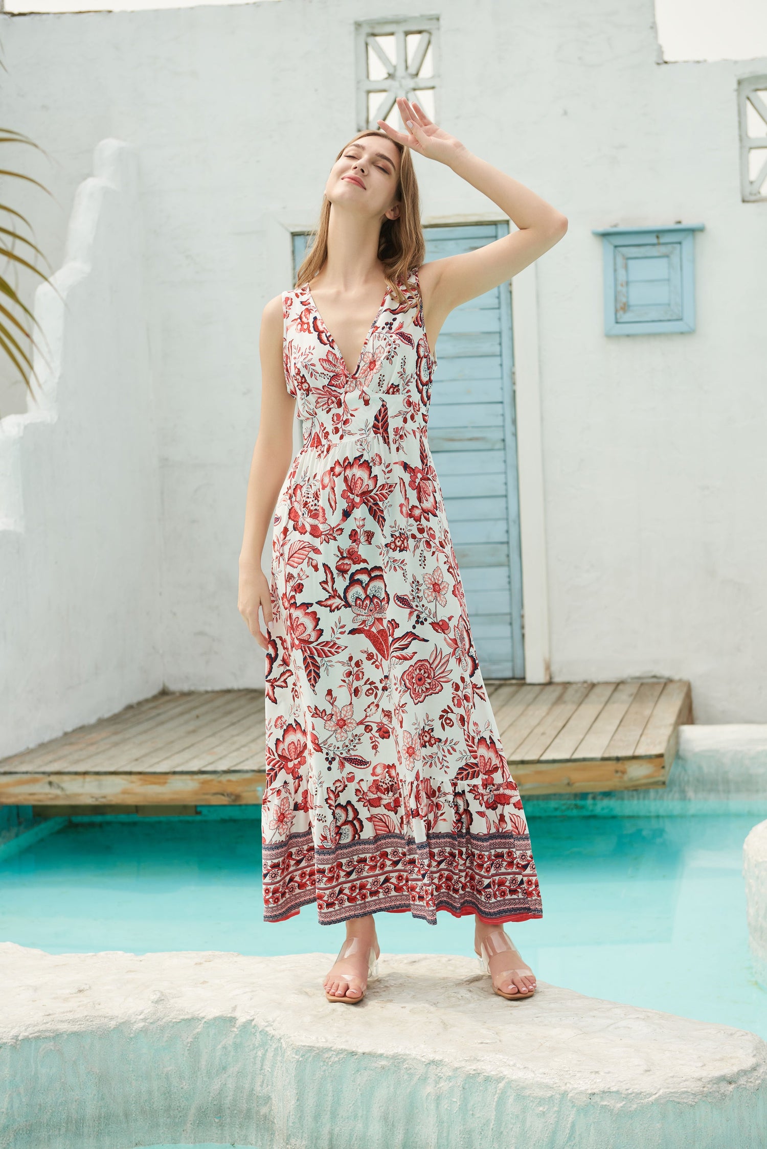 Avian Oasis Maxi {Scarlet}
