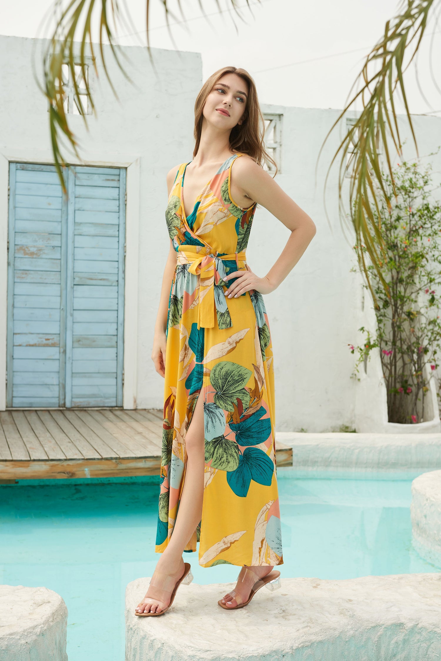 Mystic Mirage Maxi Dress {Canary}