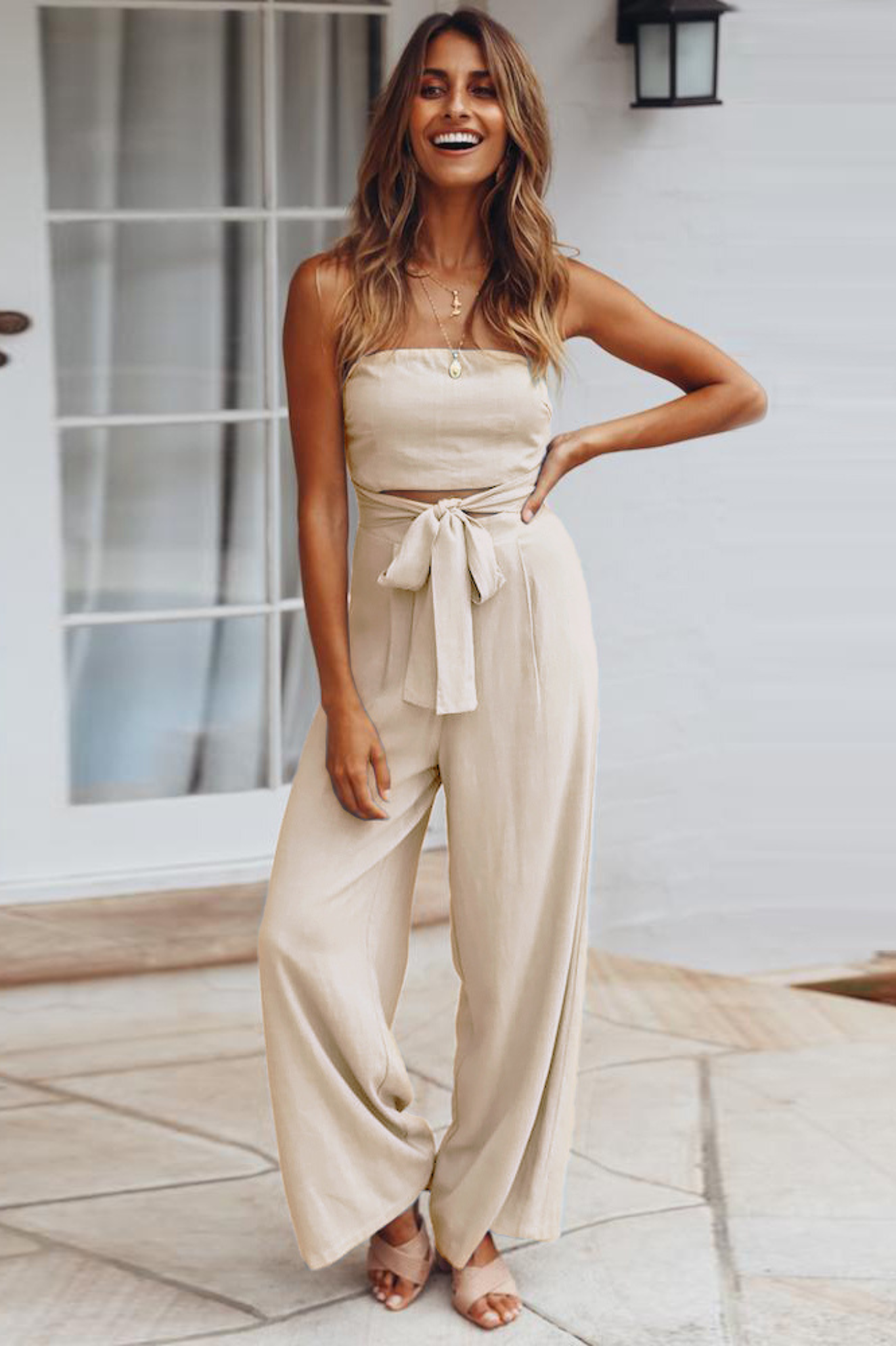 Wanderlust Jumpsuit {Sand}