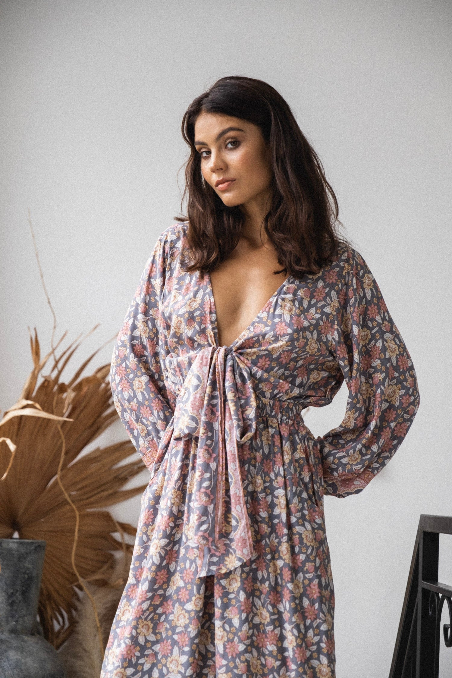 Oasis Motel Jumpsuit {nightshade}