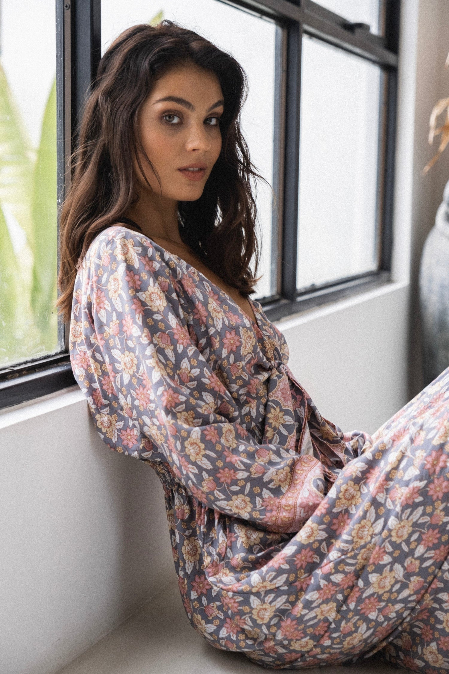 Oasis Motel Jumpsuit {nightshade}