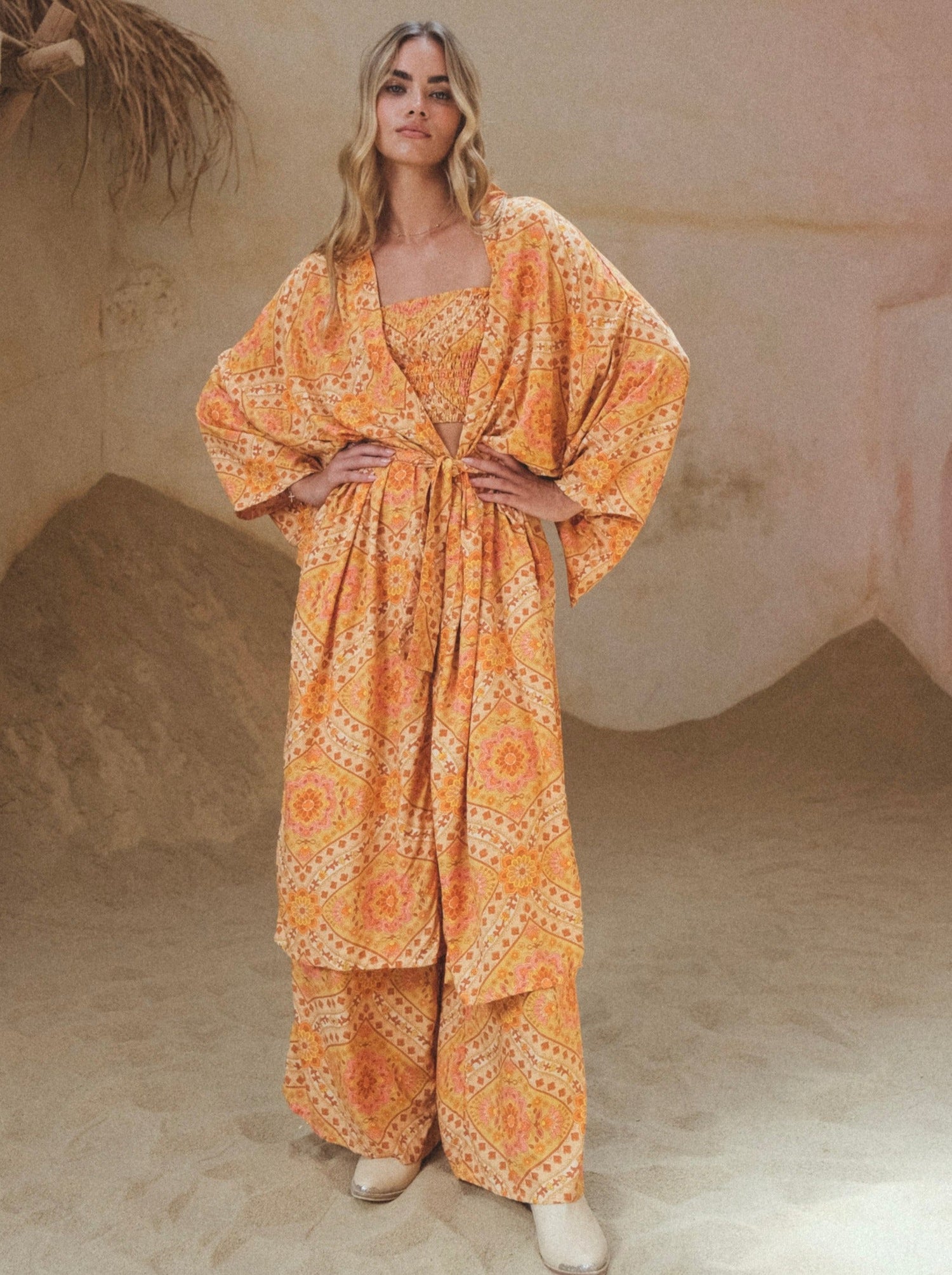 Solstice Palazzo Pants {marigold}