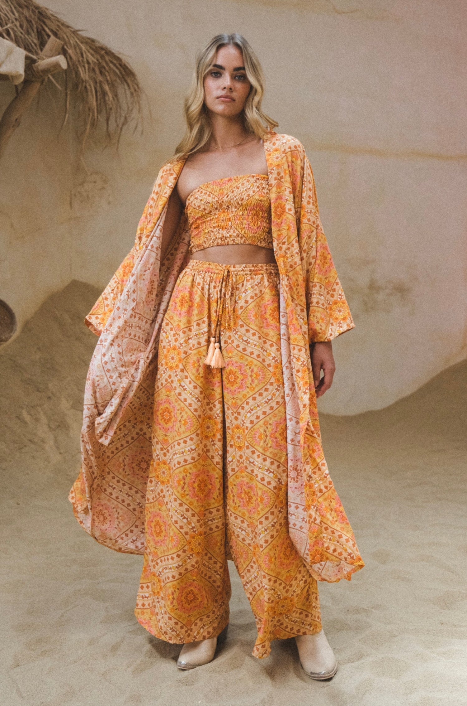 Solstice Palazzo Pants {marigold}