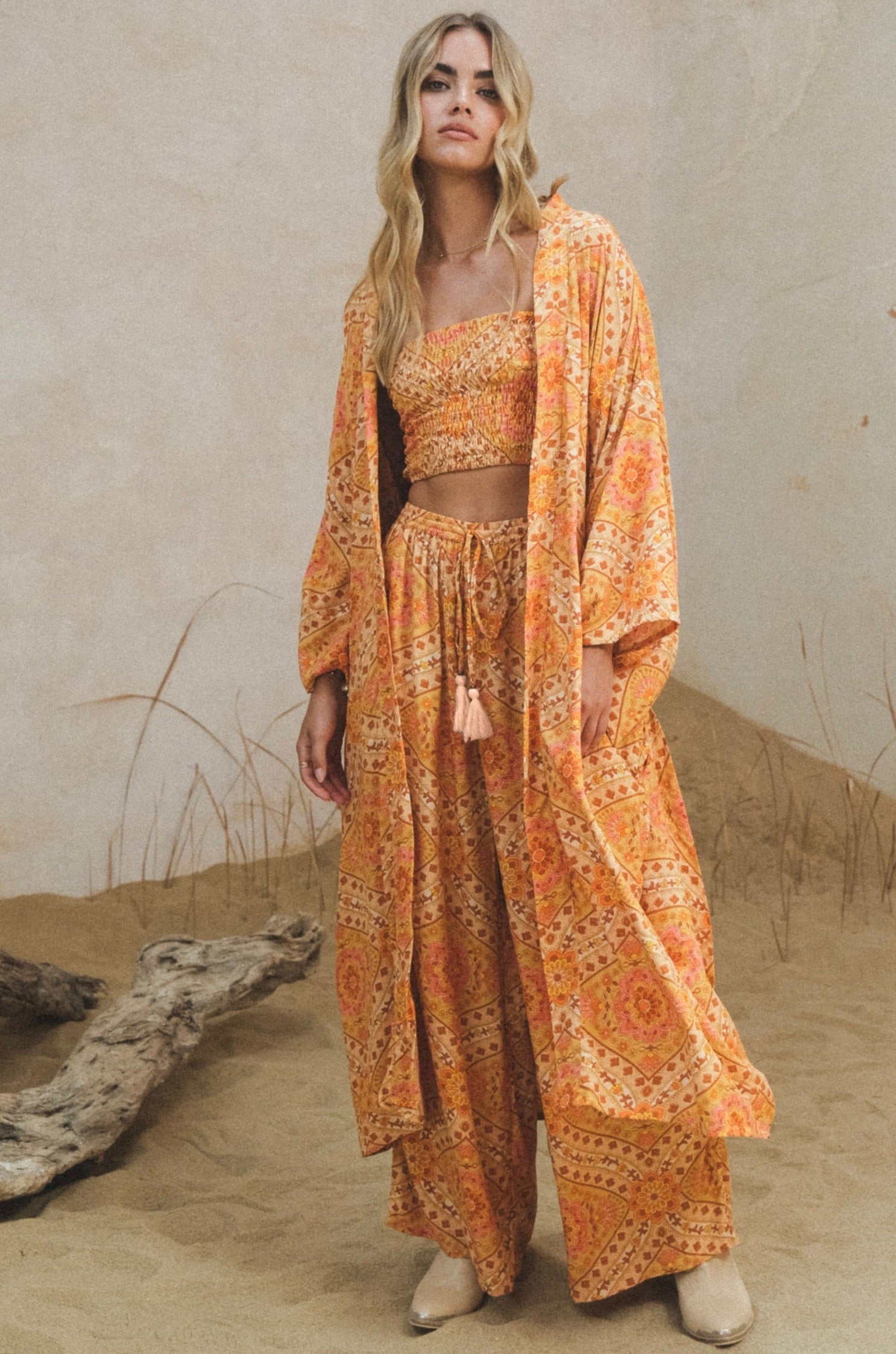 Solstice Palazzo Pants {marigold}