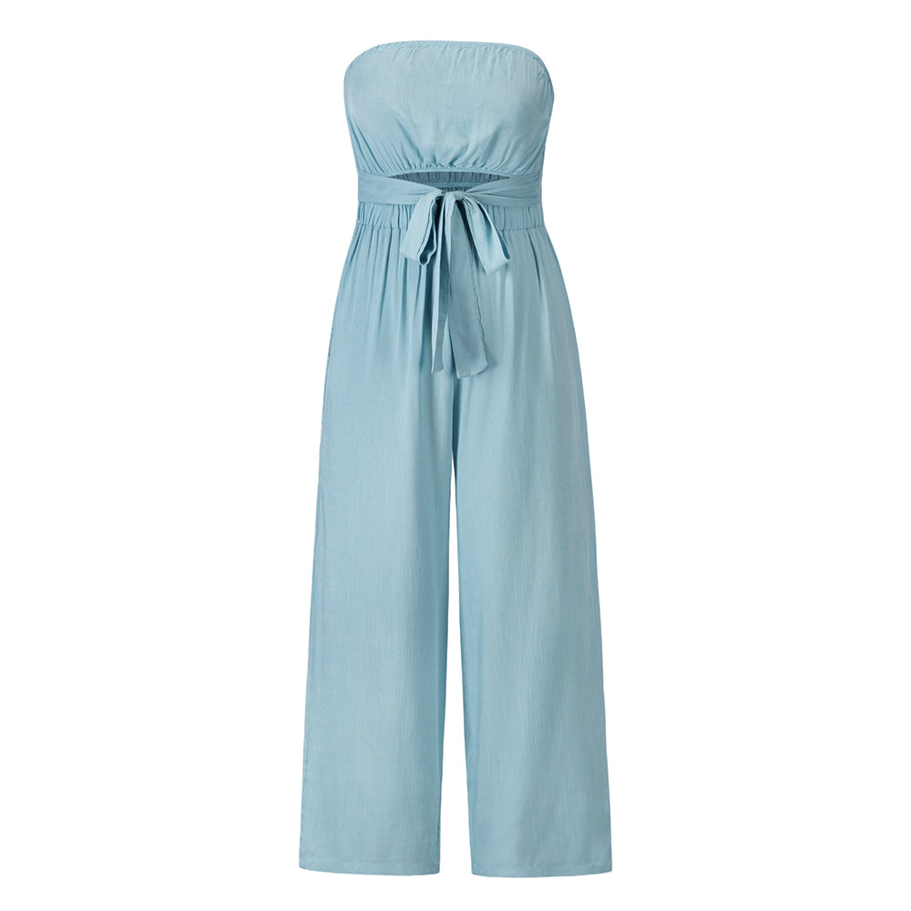 Wanderlust Jumpsuit {Azure}