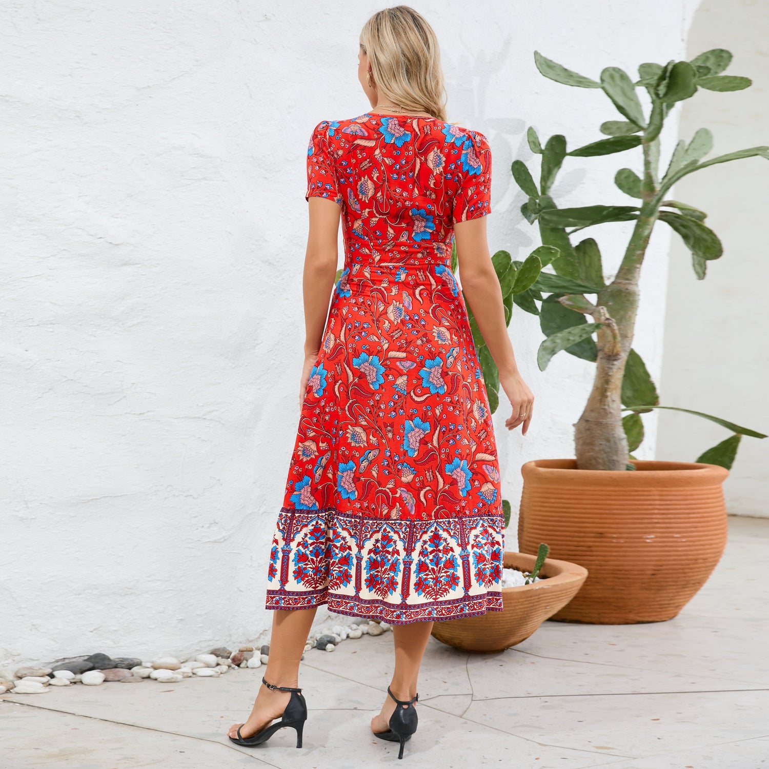 Floral Symphony Gown {Scarlet}