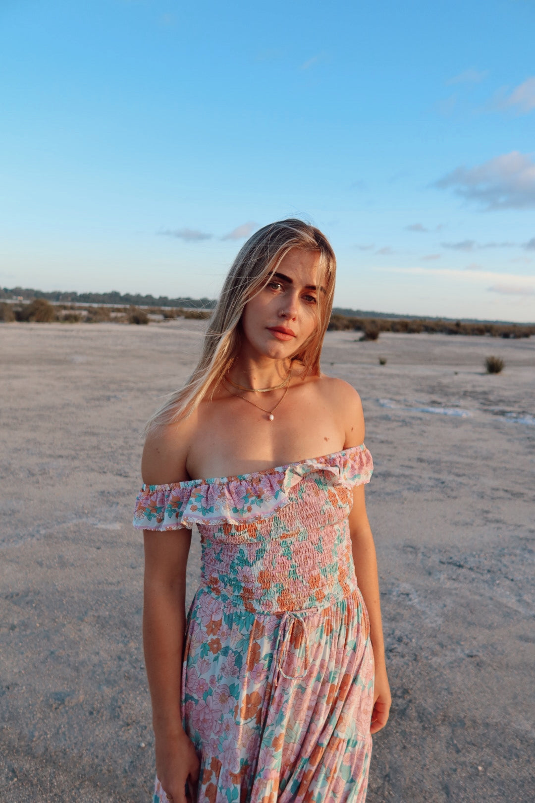 Sunset in Bloom Maxi {Blush}