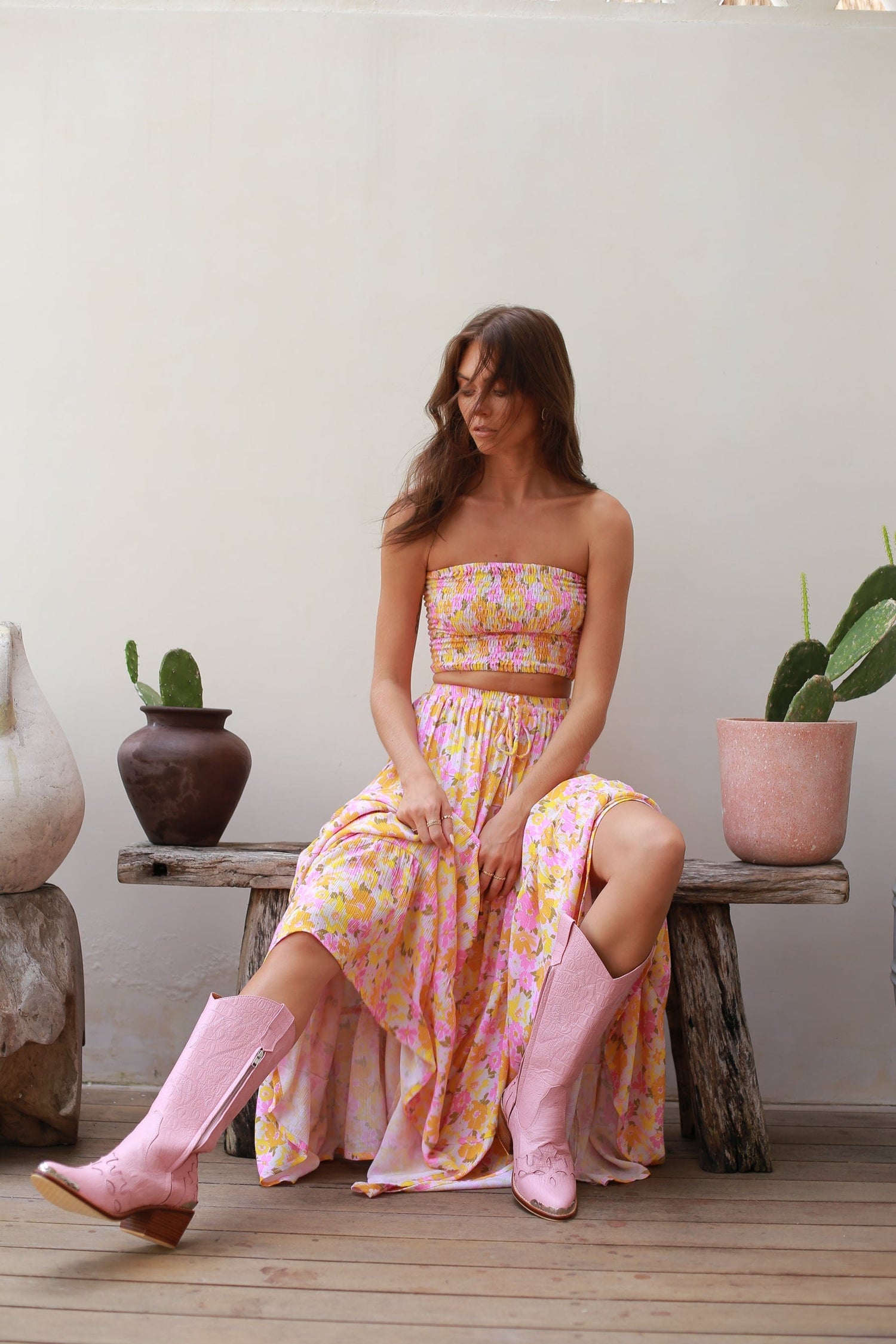 All For You Maxi Skirt {cotton candy}