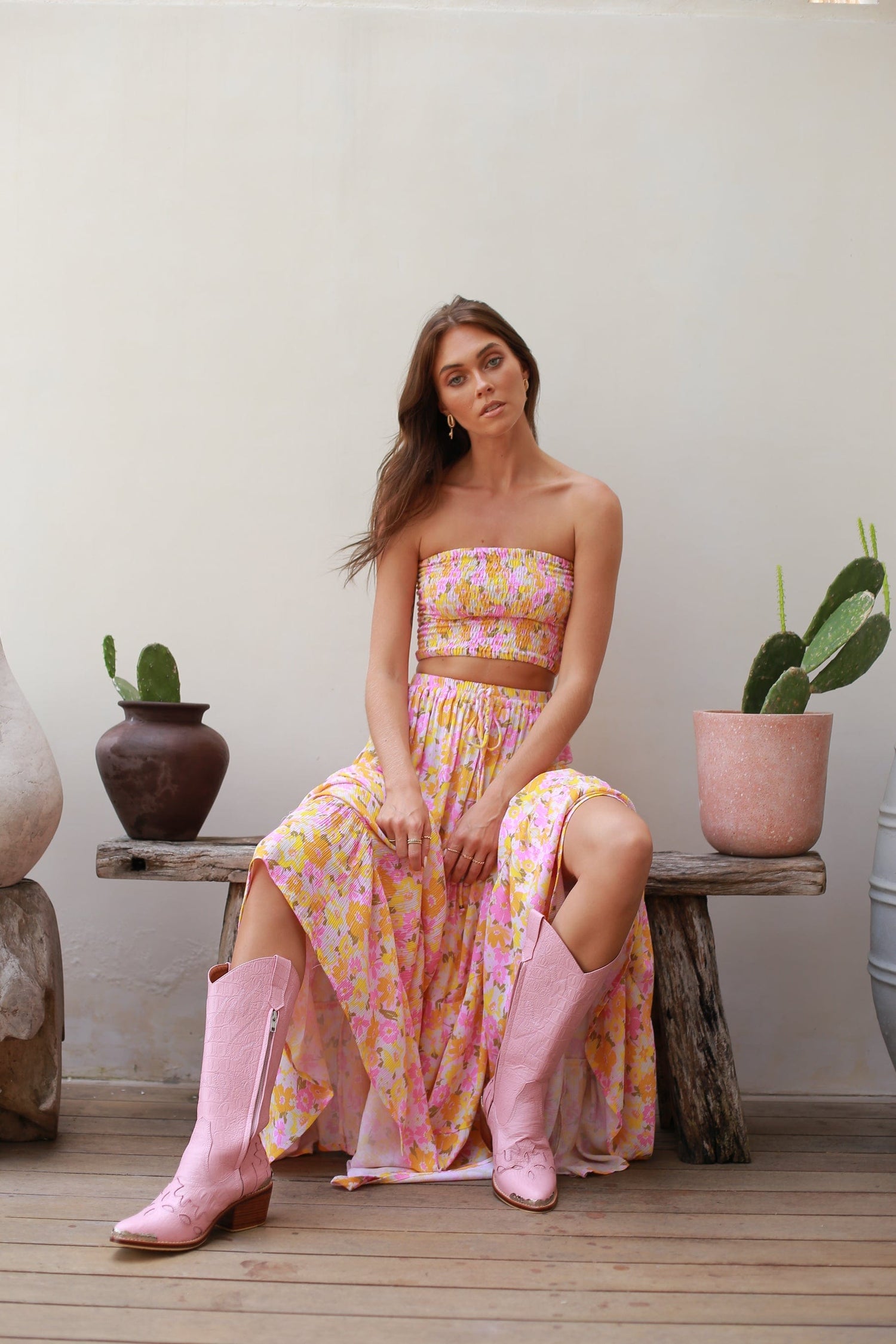 All For You Maxi Skirt {cotton candy}