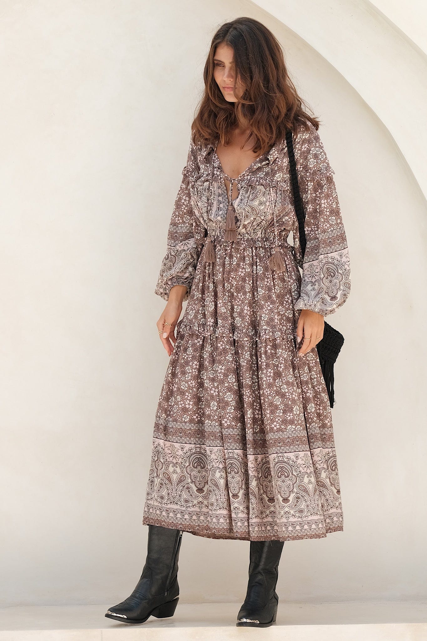 Celestial Boho Gown (Storm)