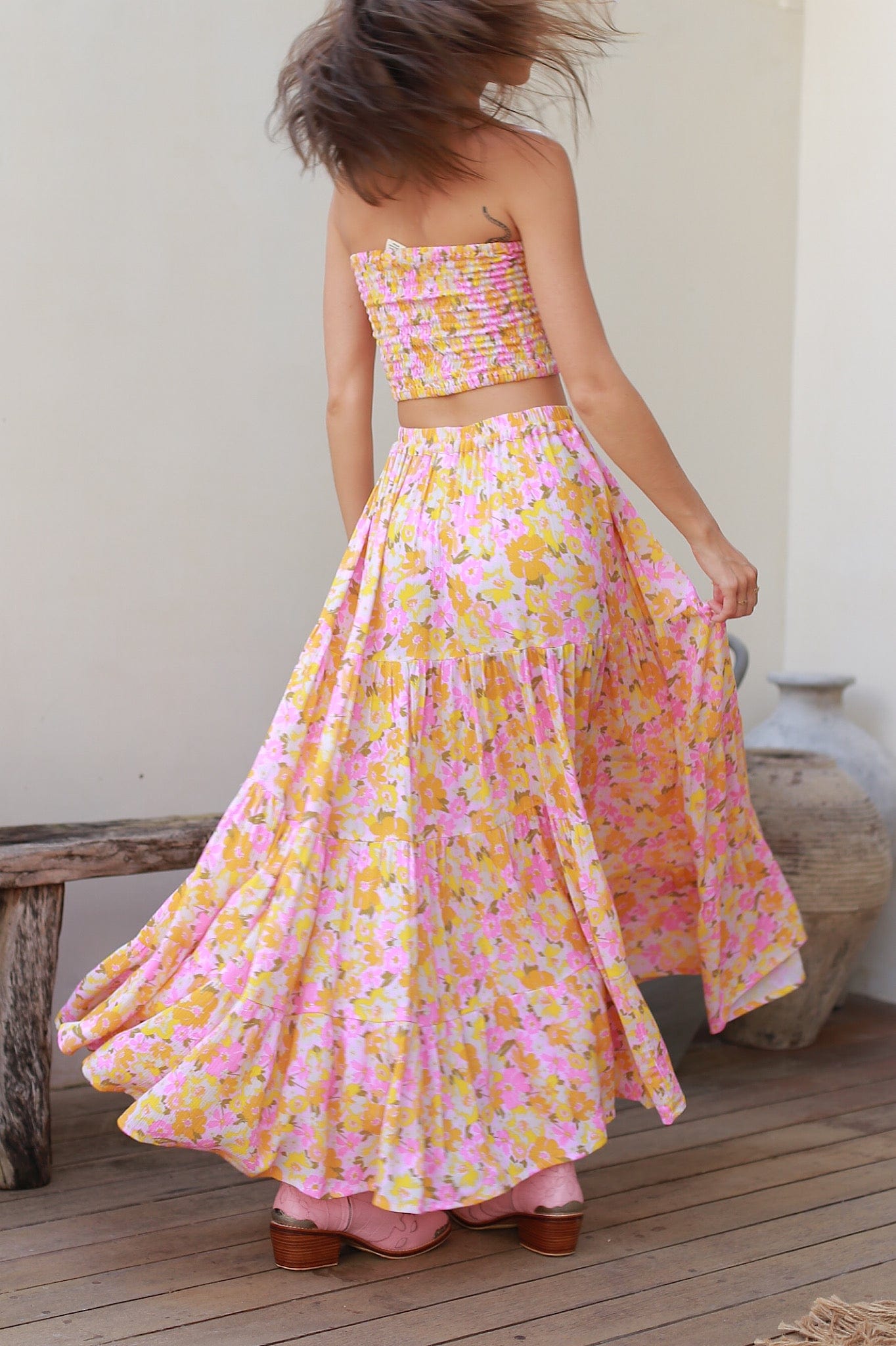 All For You Maxi Skirt {cotton candy}