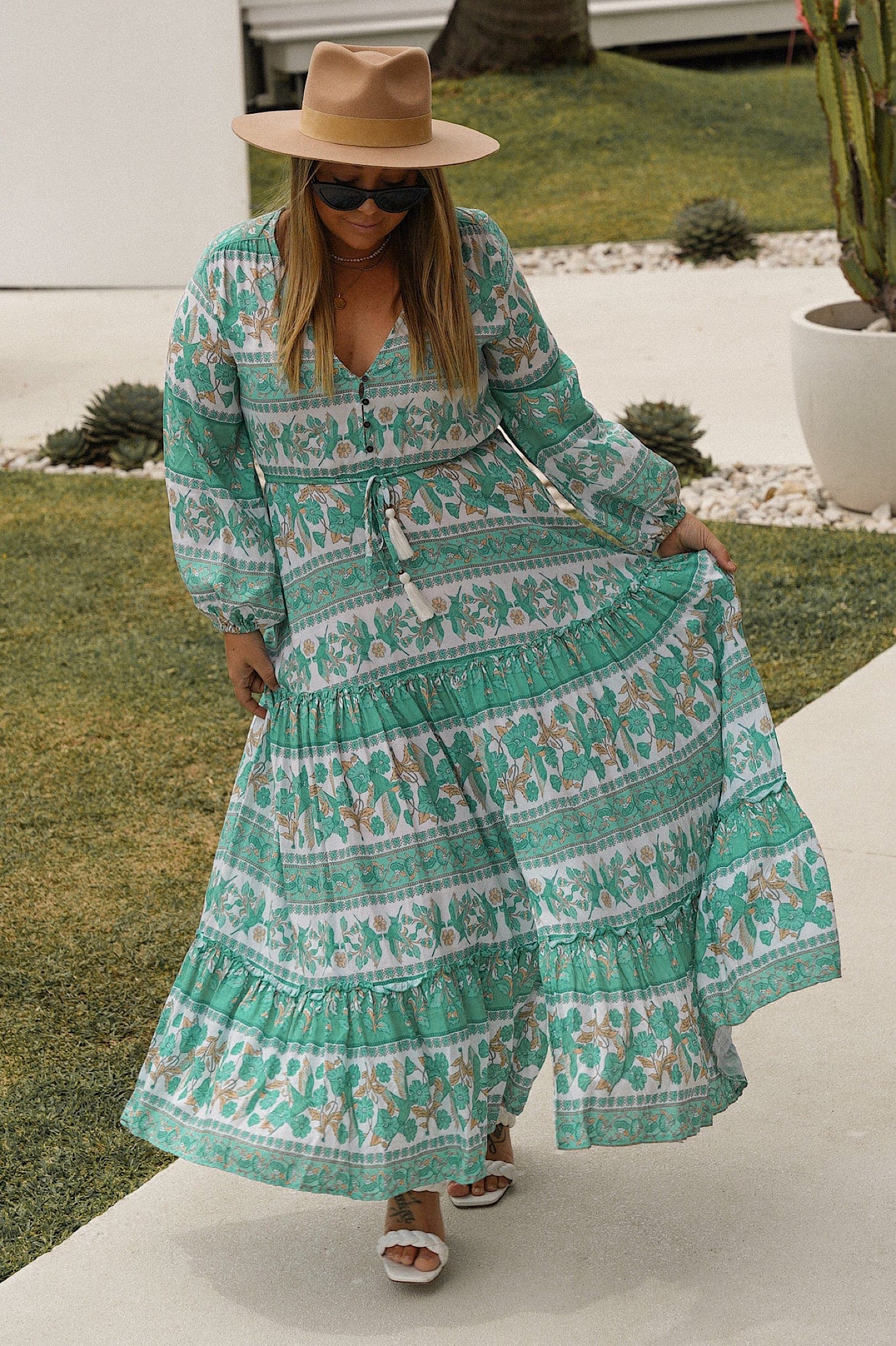 Morning Sun Gown {turquoise}