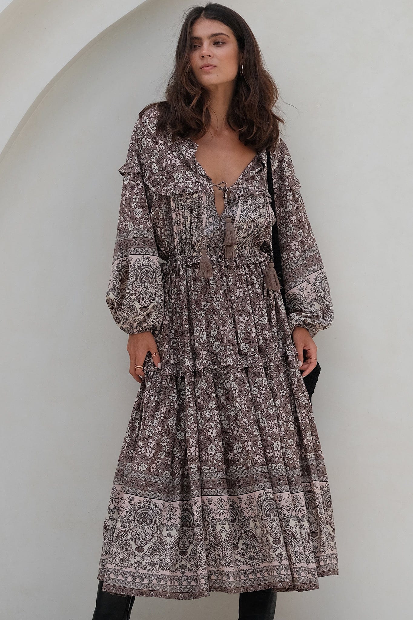 Celestial Boho Gown (Storm)