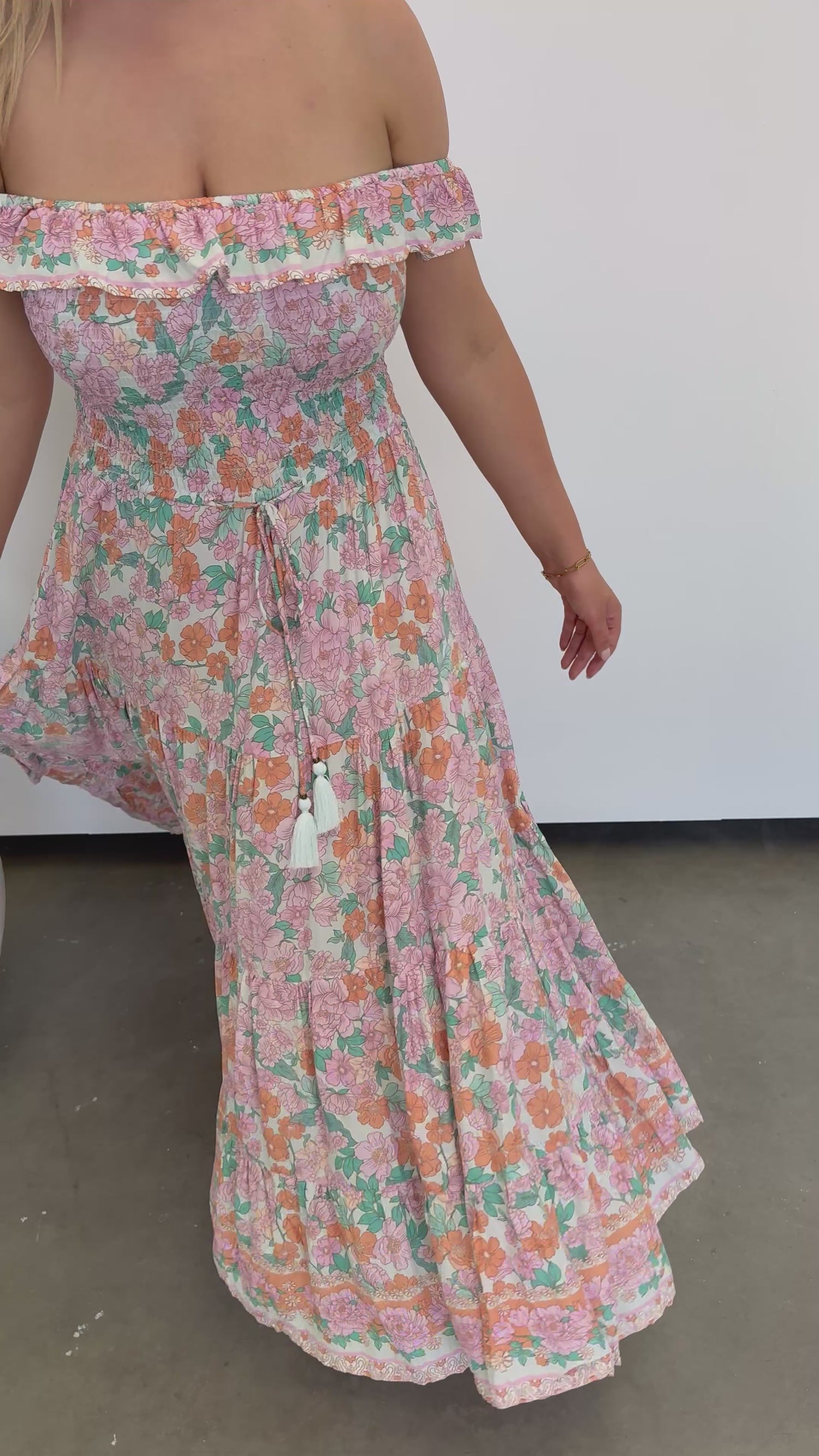 Sunset in Bloom Maxi {Blush}
