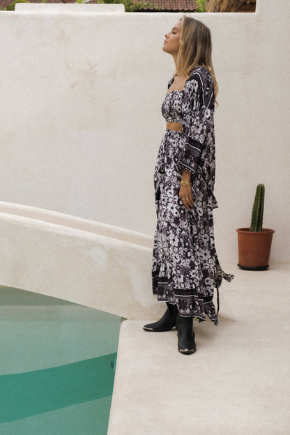 Stardust Maxi Skirt {meteorite}