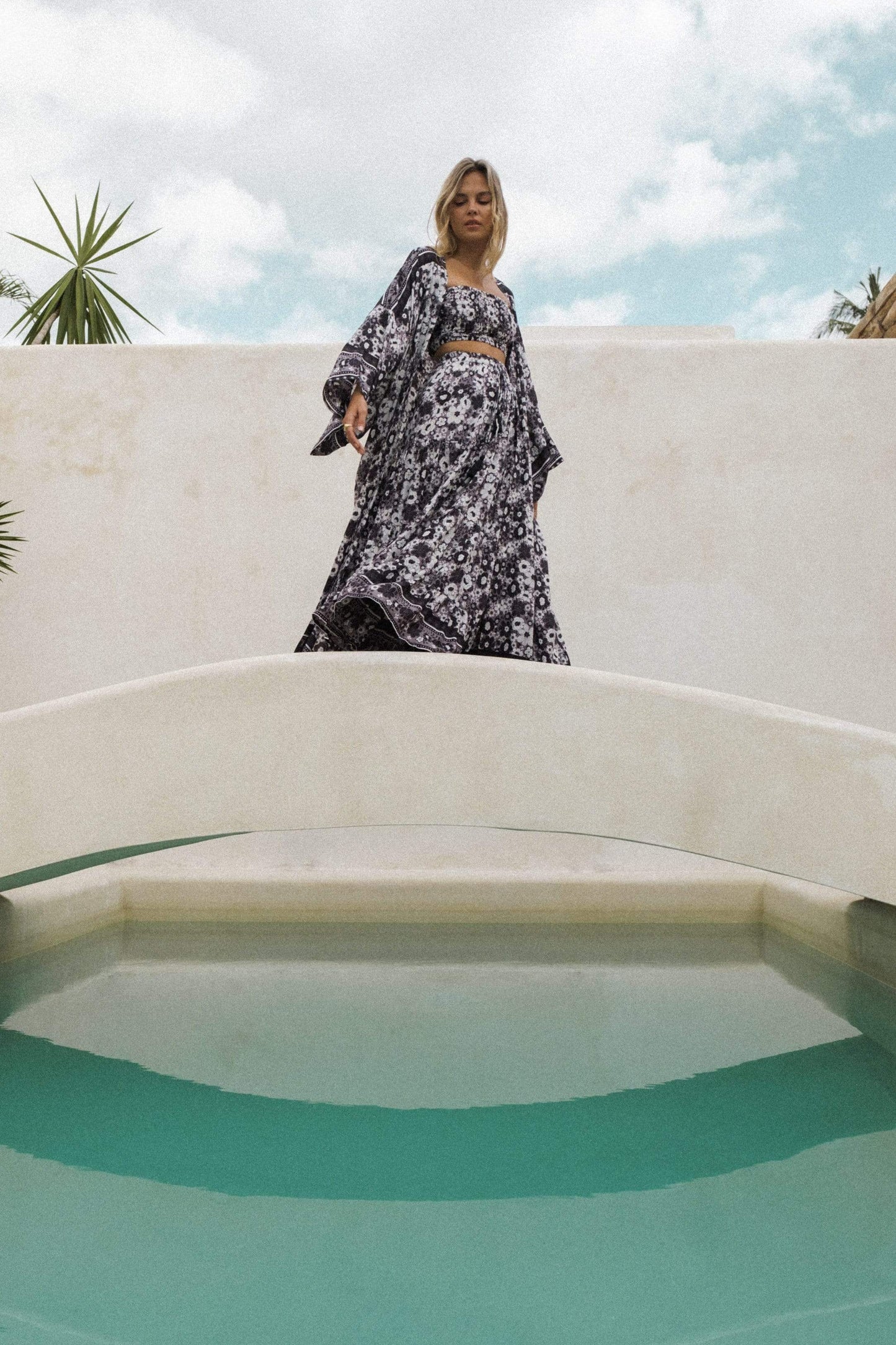 Stardust Maxi Skirt {meteorite}