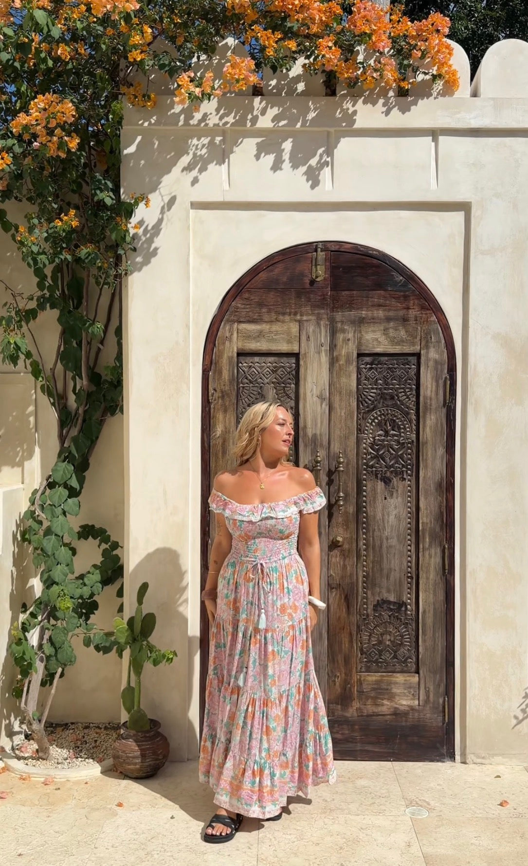 Sunset in Bloom Maxi {Blush}