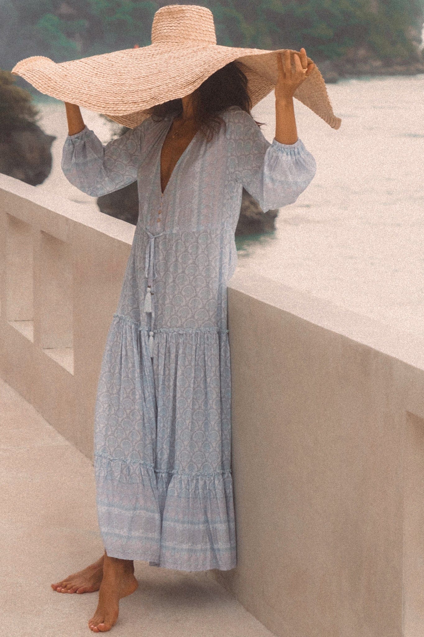 Cove Boho Gown {ocean}