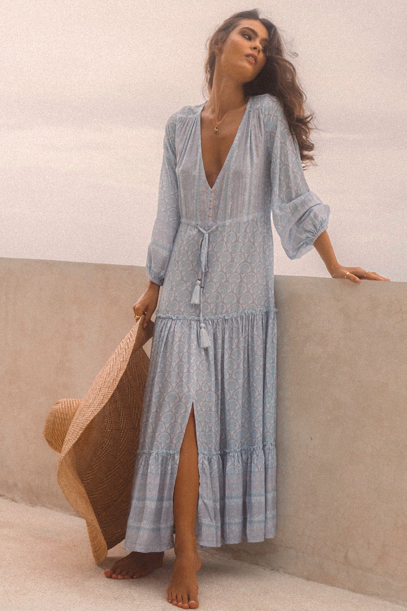 Cove Boho Gown {ocean}