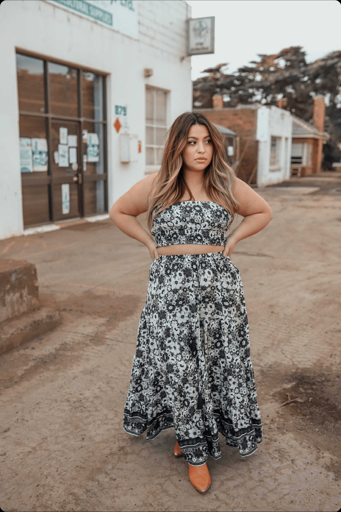 Stardust Maxi Skirt {meteorite}