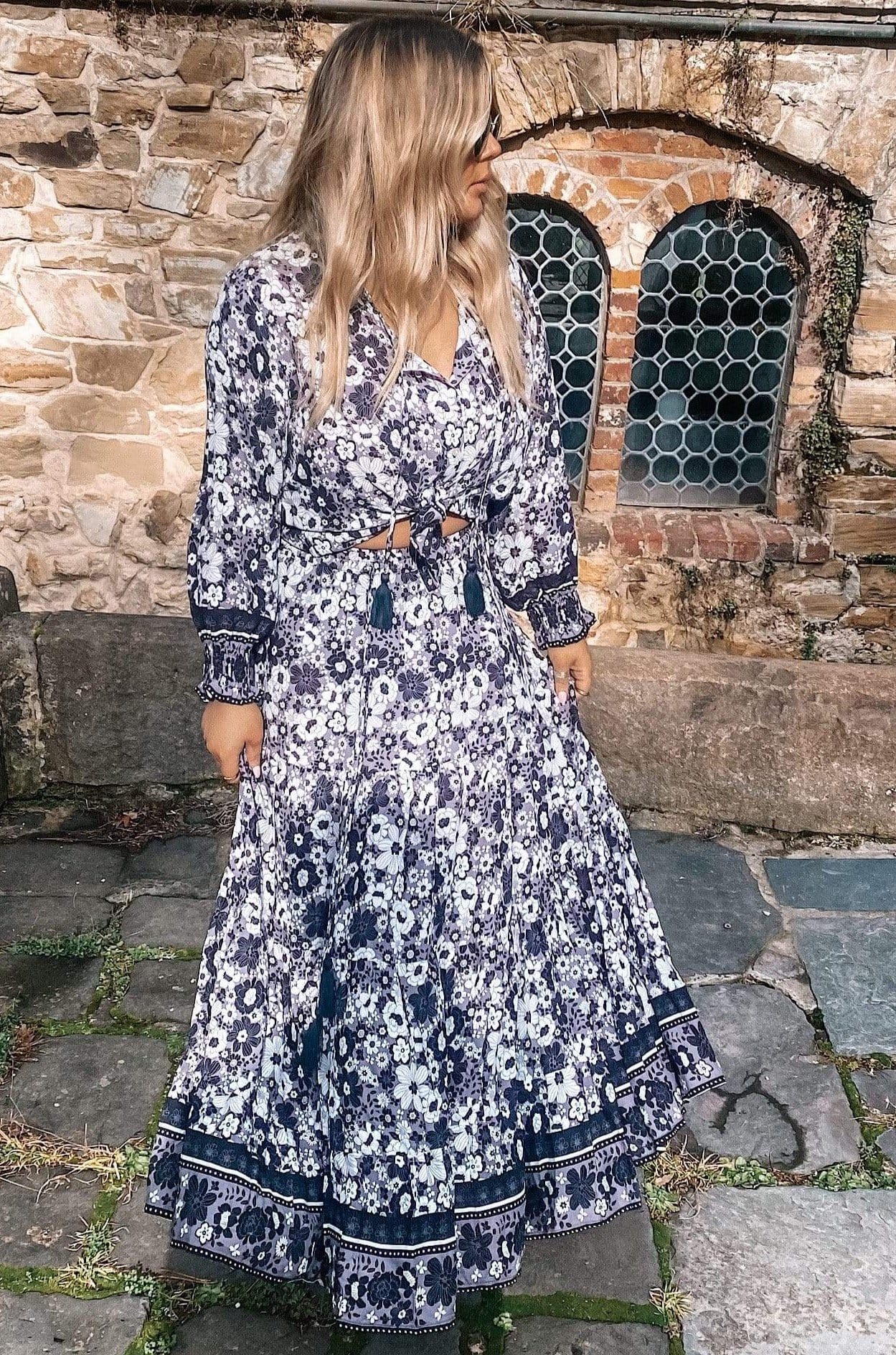 Stardust Maxi Skirt {meteorite}