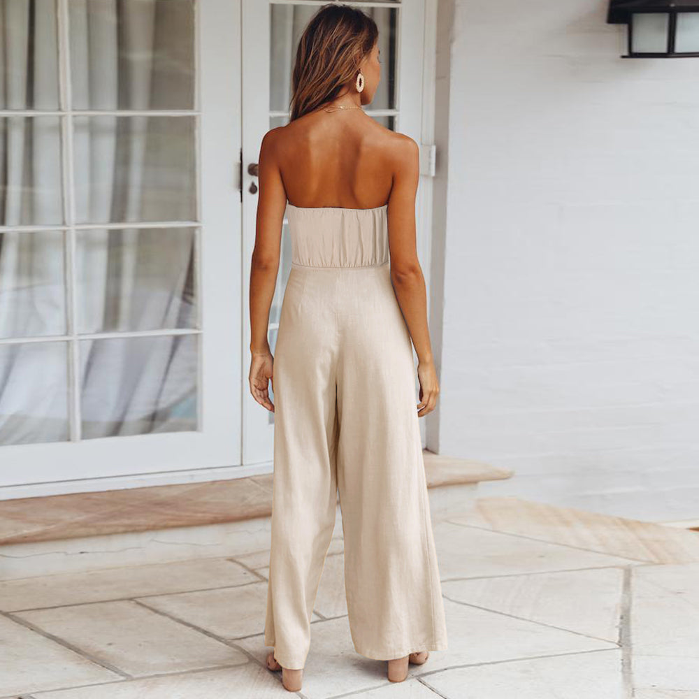 Wanderlust Jumpsuit {Sand}