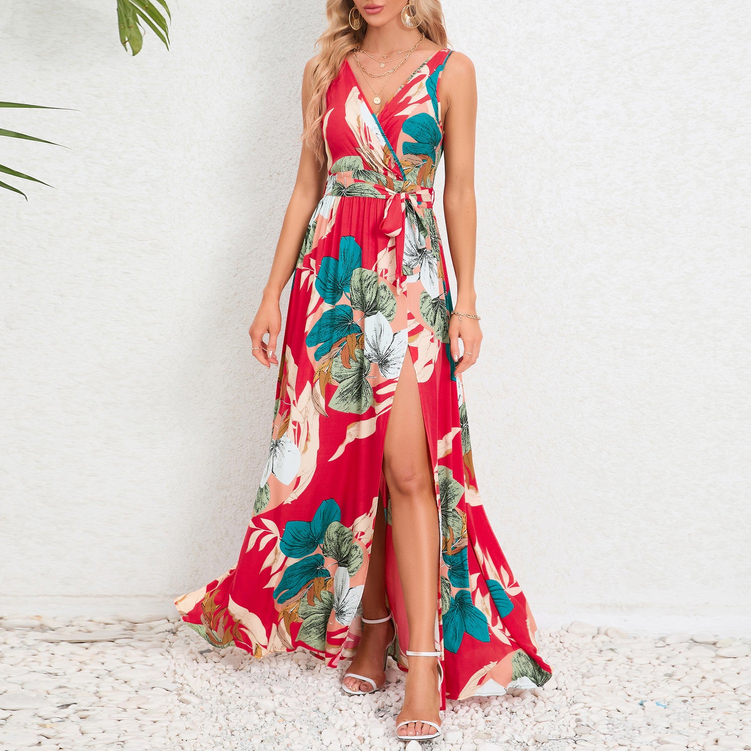 Mystic Mirage Maxi Dress {Scarlet}