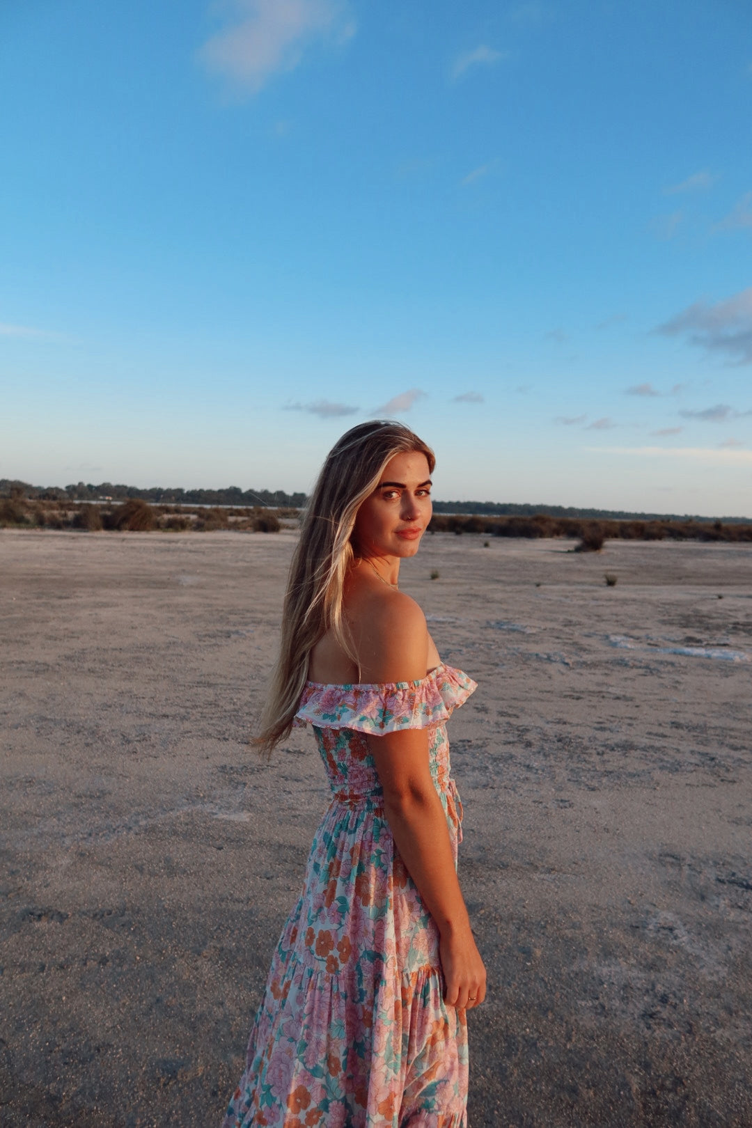 Sunset in Bloom Maxi {Blush}