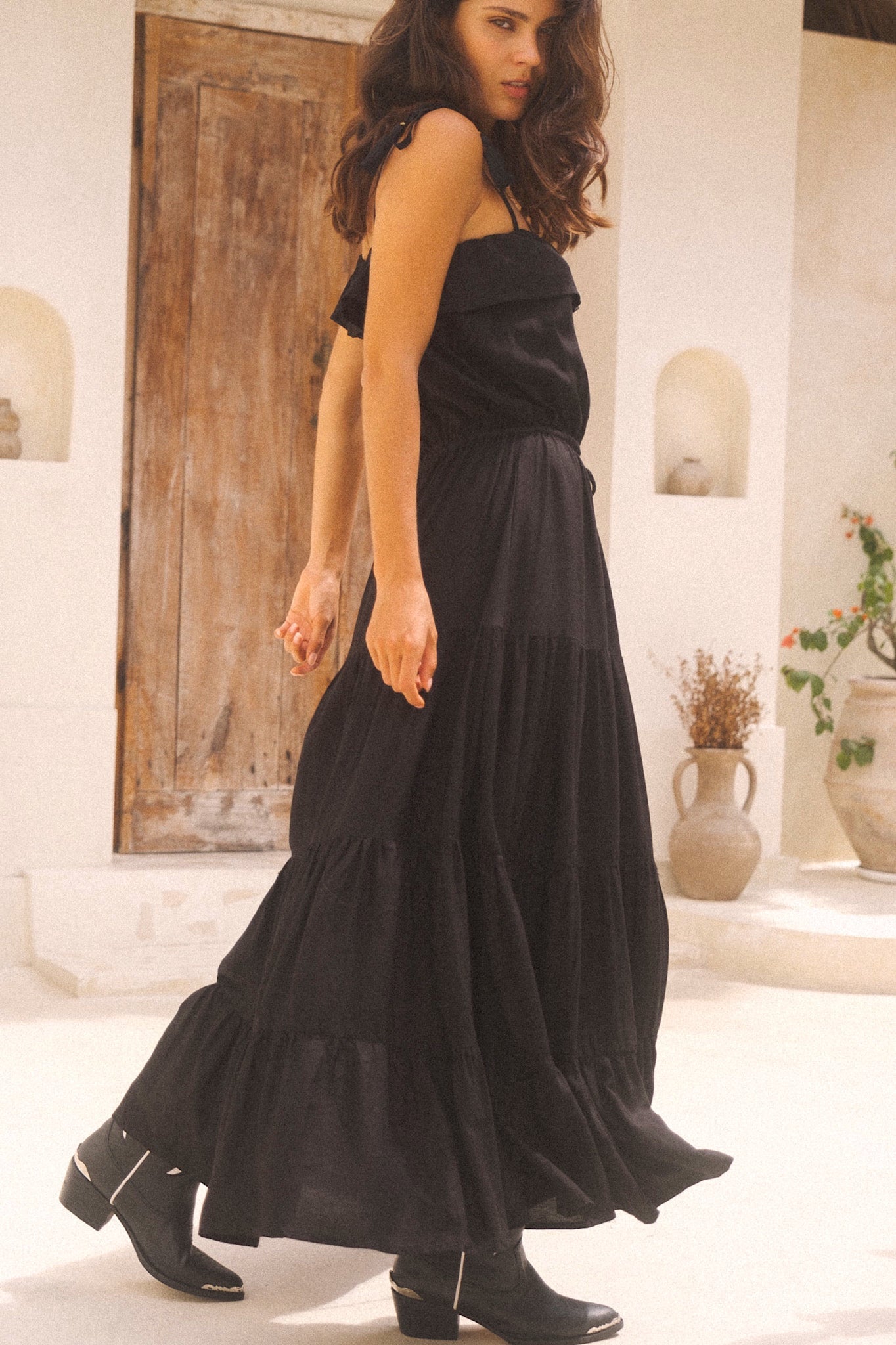 The Floyd Strappy {onyx}