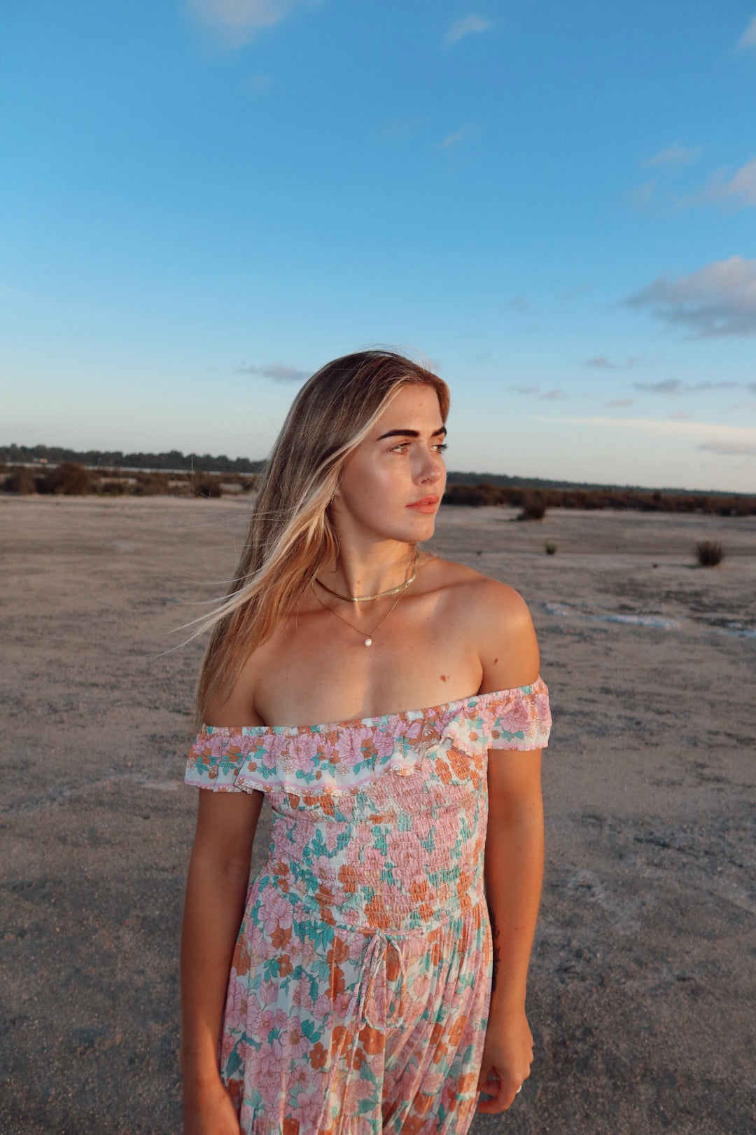 Sunset in Bloom Maxi {Blush}
