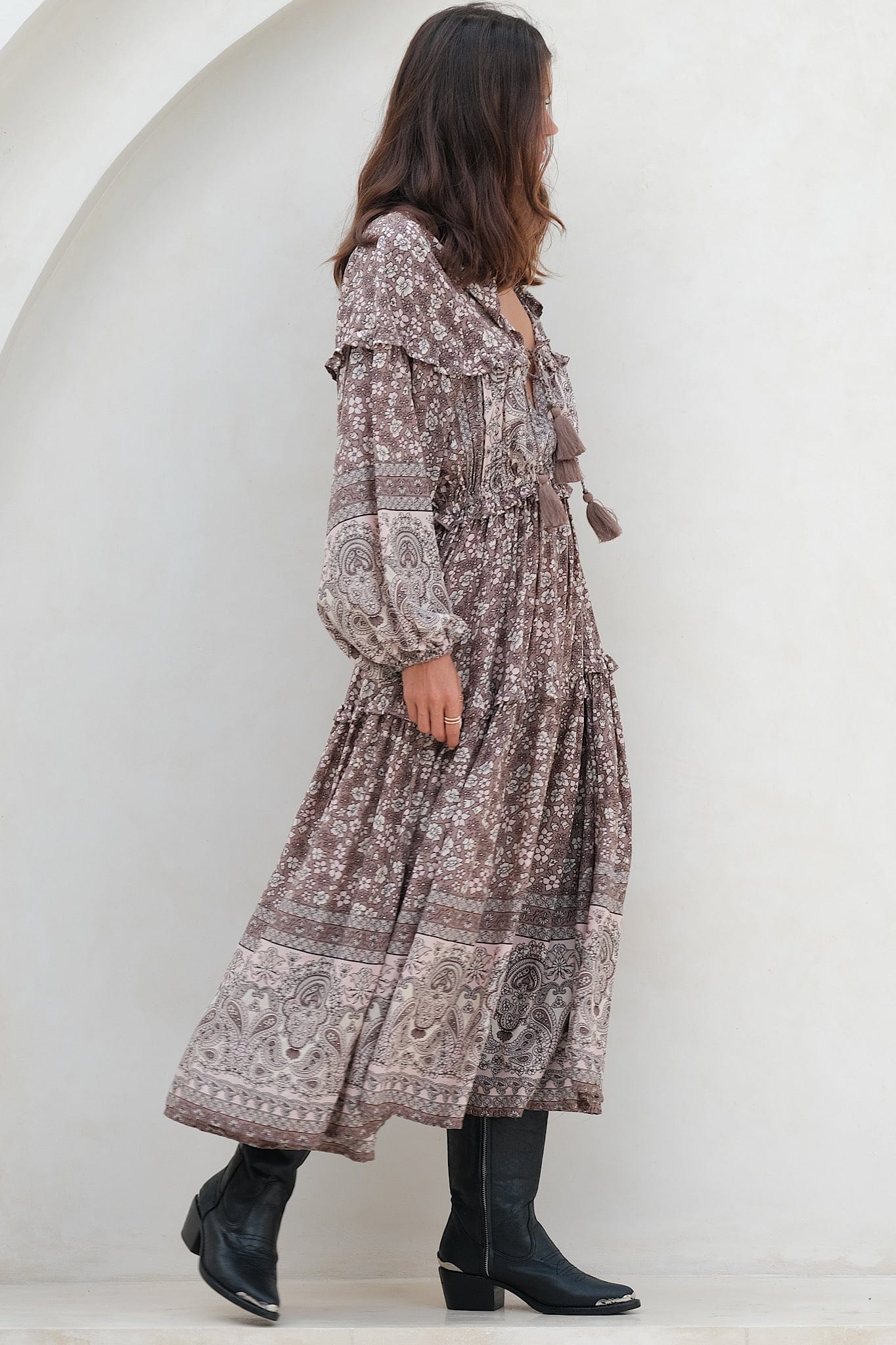 Celestial Boho Gown (Storm)