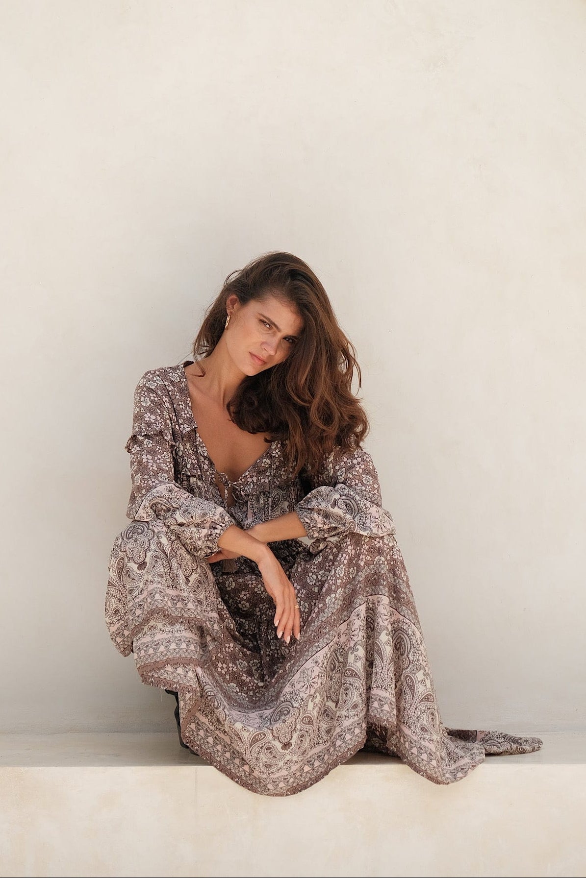 Celestial Boho Gown (Storm)