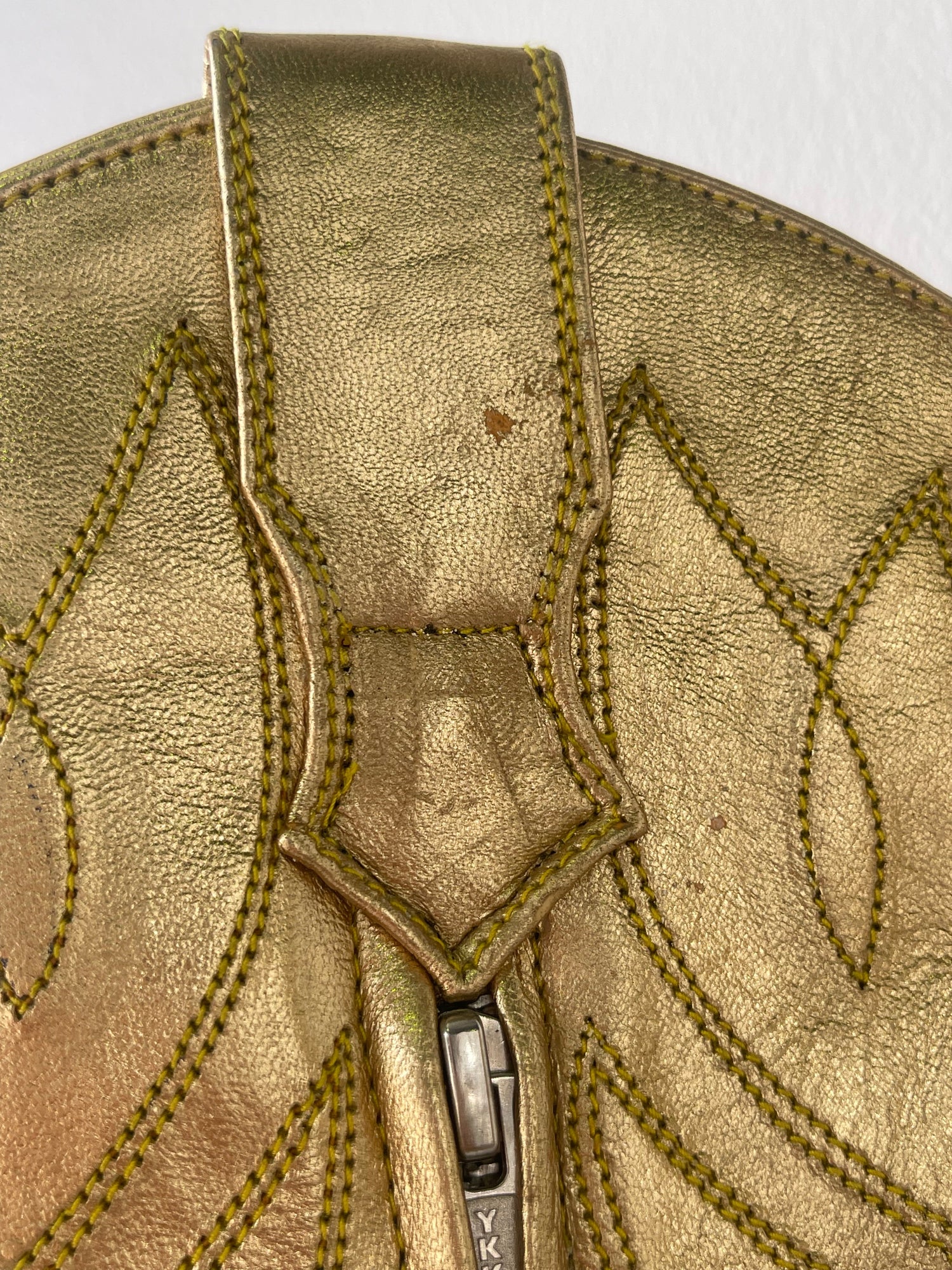 Leather Yellow Stone Boot