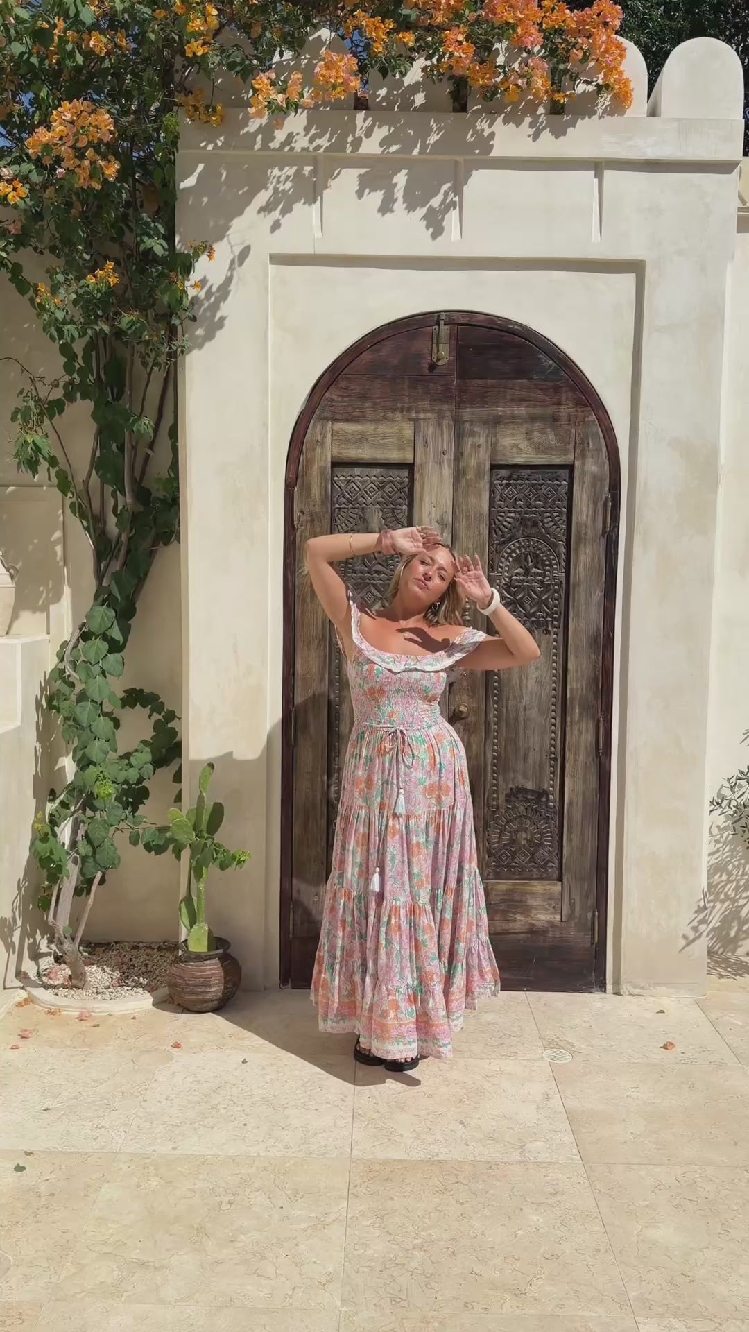 Sunset in Bloom Maxi {Blush}