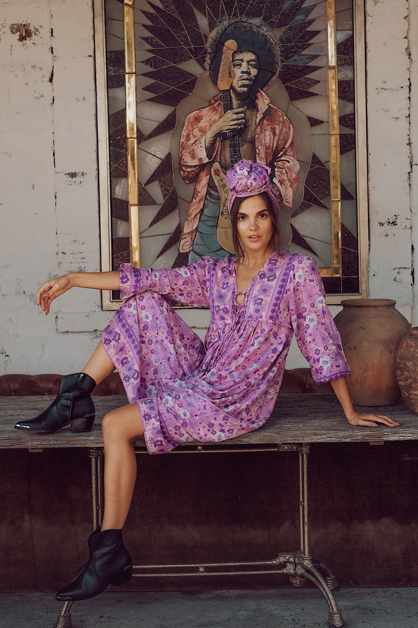 Endless Journey Boho Dress {lavender}