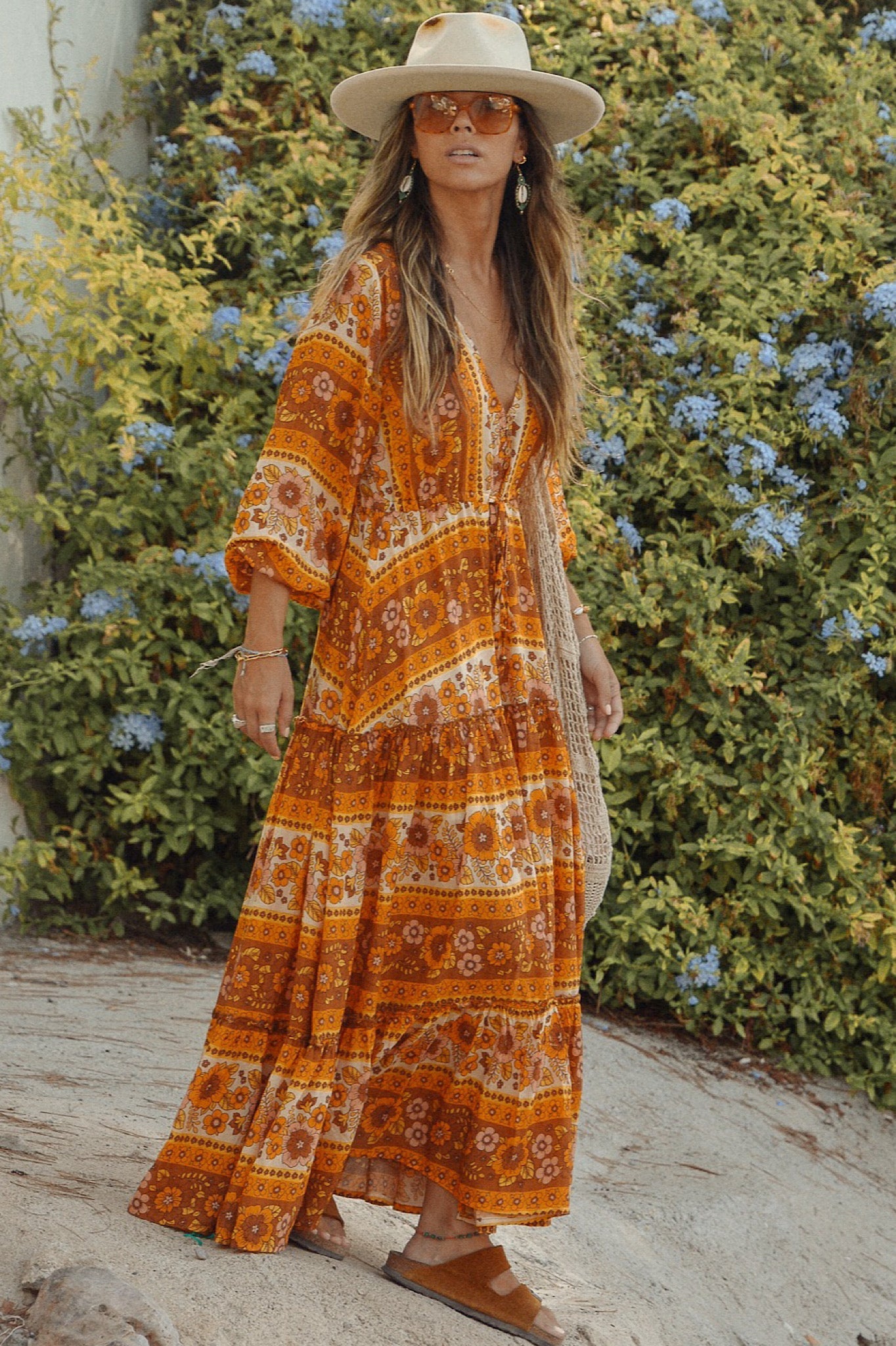 To The Stars Boho Gown {caramel}