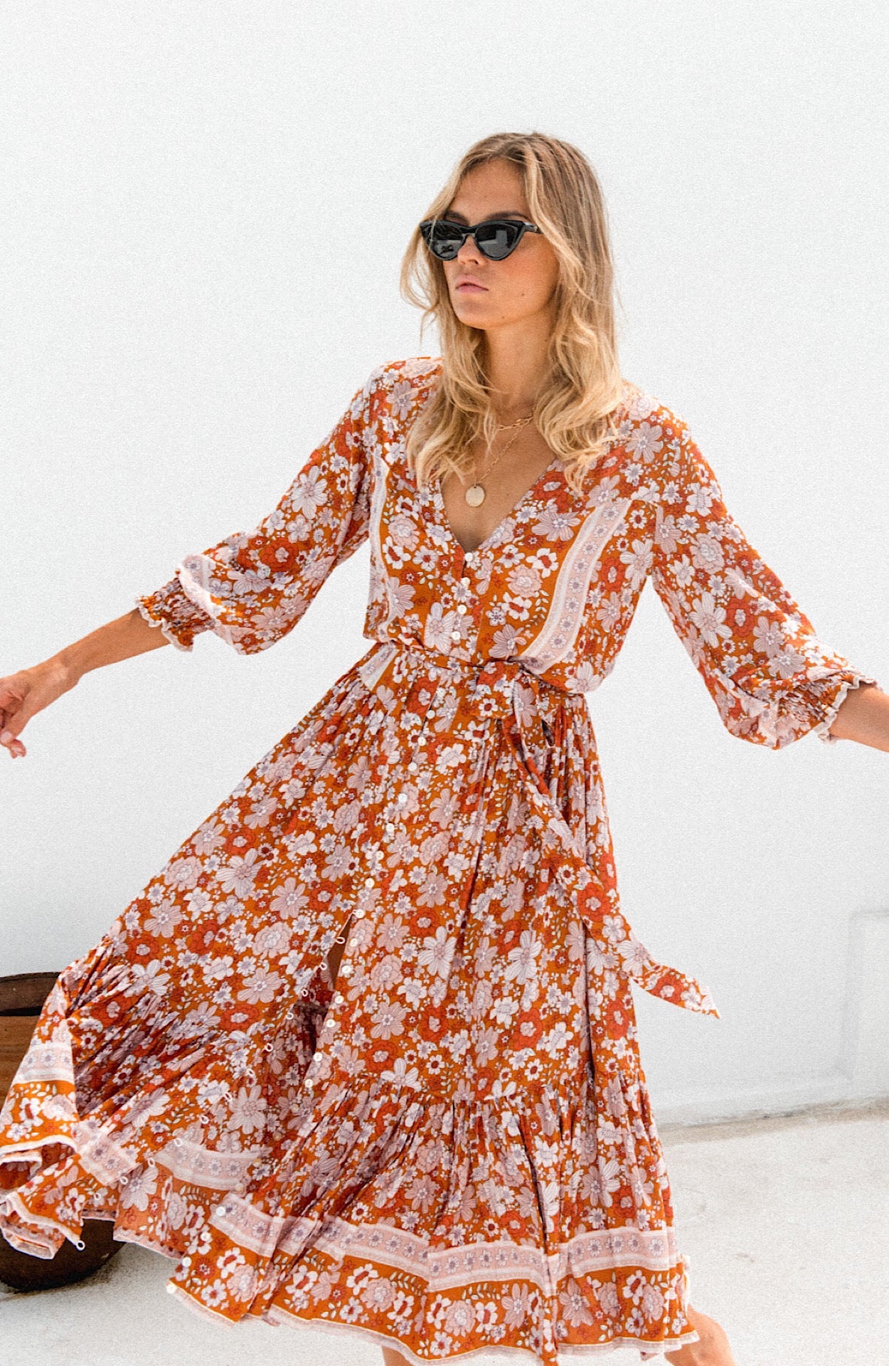 Before Sunrise Duster Gown {amber}