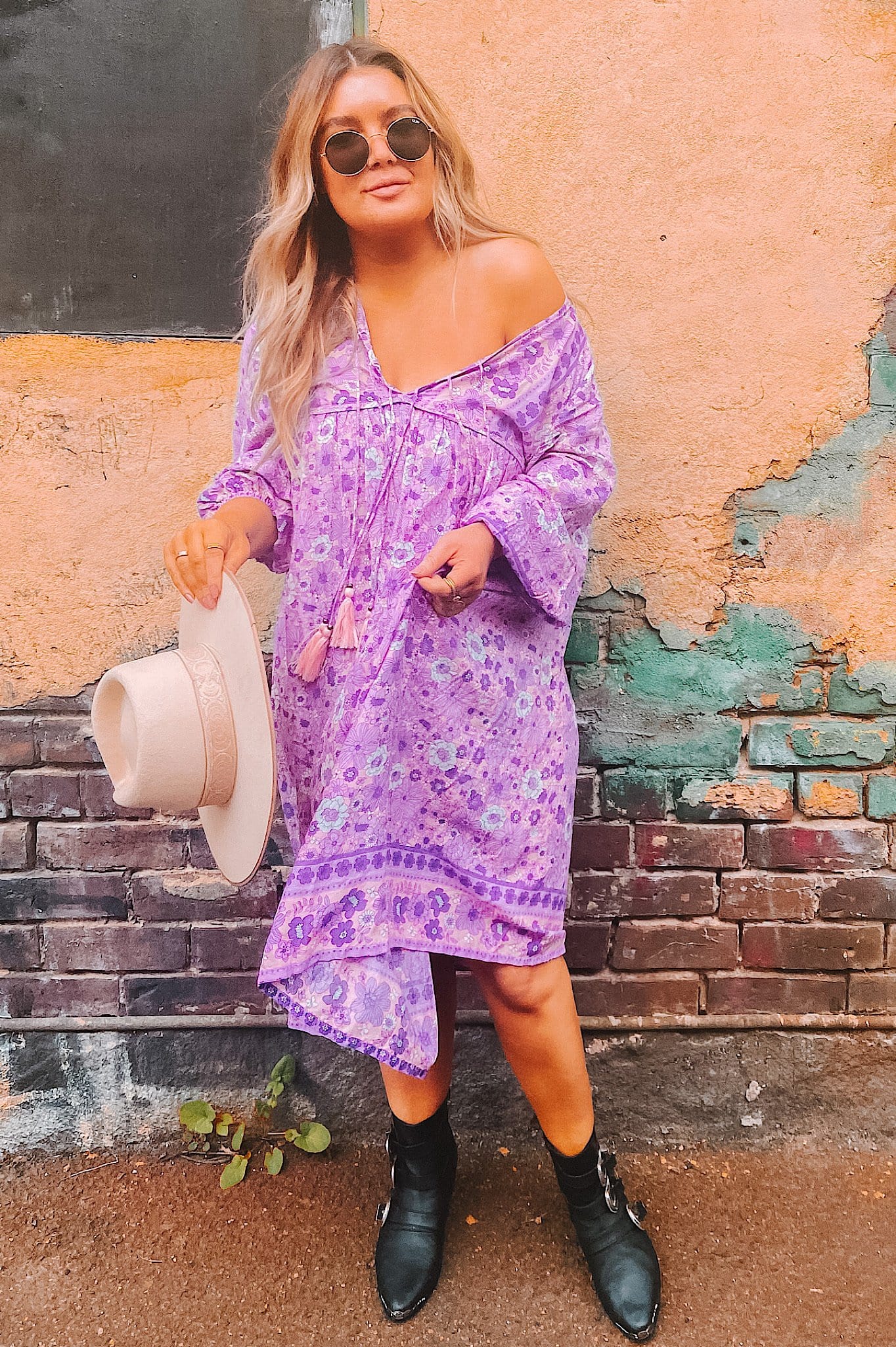 Endless Journey Boho Dress {lavender}