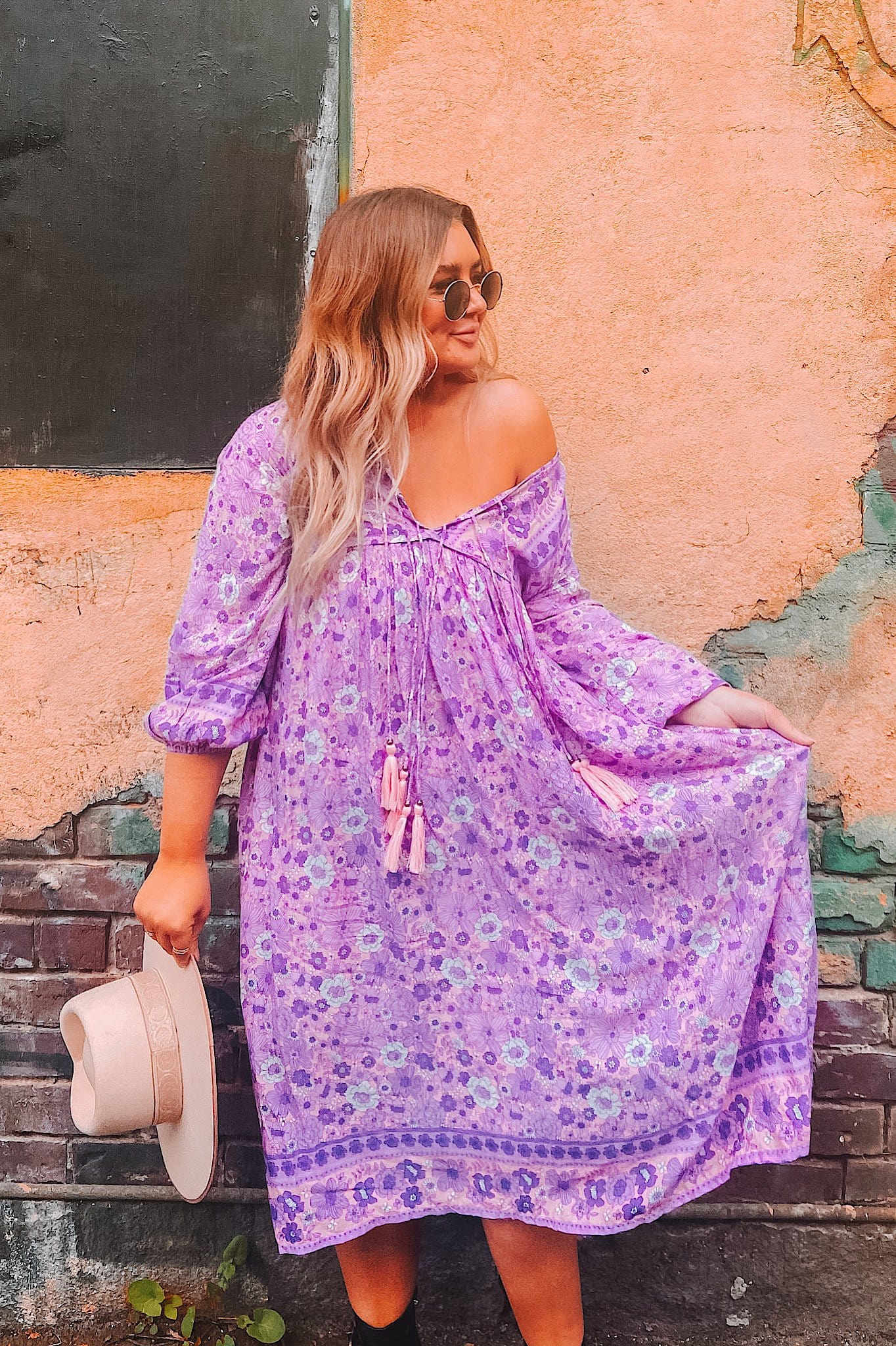 Endless Journey Boho Dress {lavender}